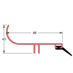 aluminium muurprofiel