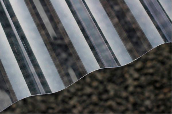 Polycarbonaat Golfplaat Enkelwandig Helder Type F 177 51