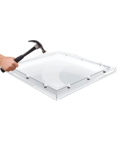 Lichtkoepel Domelite polycarbonaat driewandig
