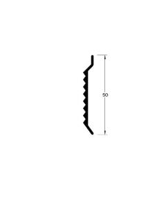 knelprofiel 50 mm lengte 1.25 m