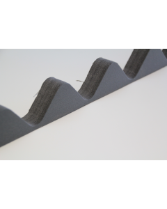 Schuimprofiel golfplaten G/H, per 10 stuks