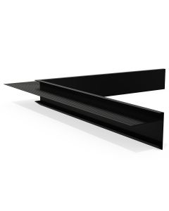 Binnenhoek RAL 9005 zwart