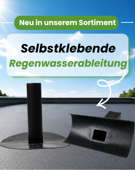 selbstklebender Regenwasserablauf