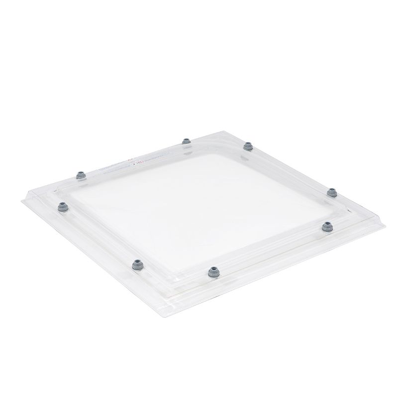 Lichtkoepels plat dak